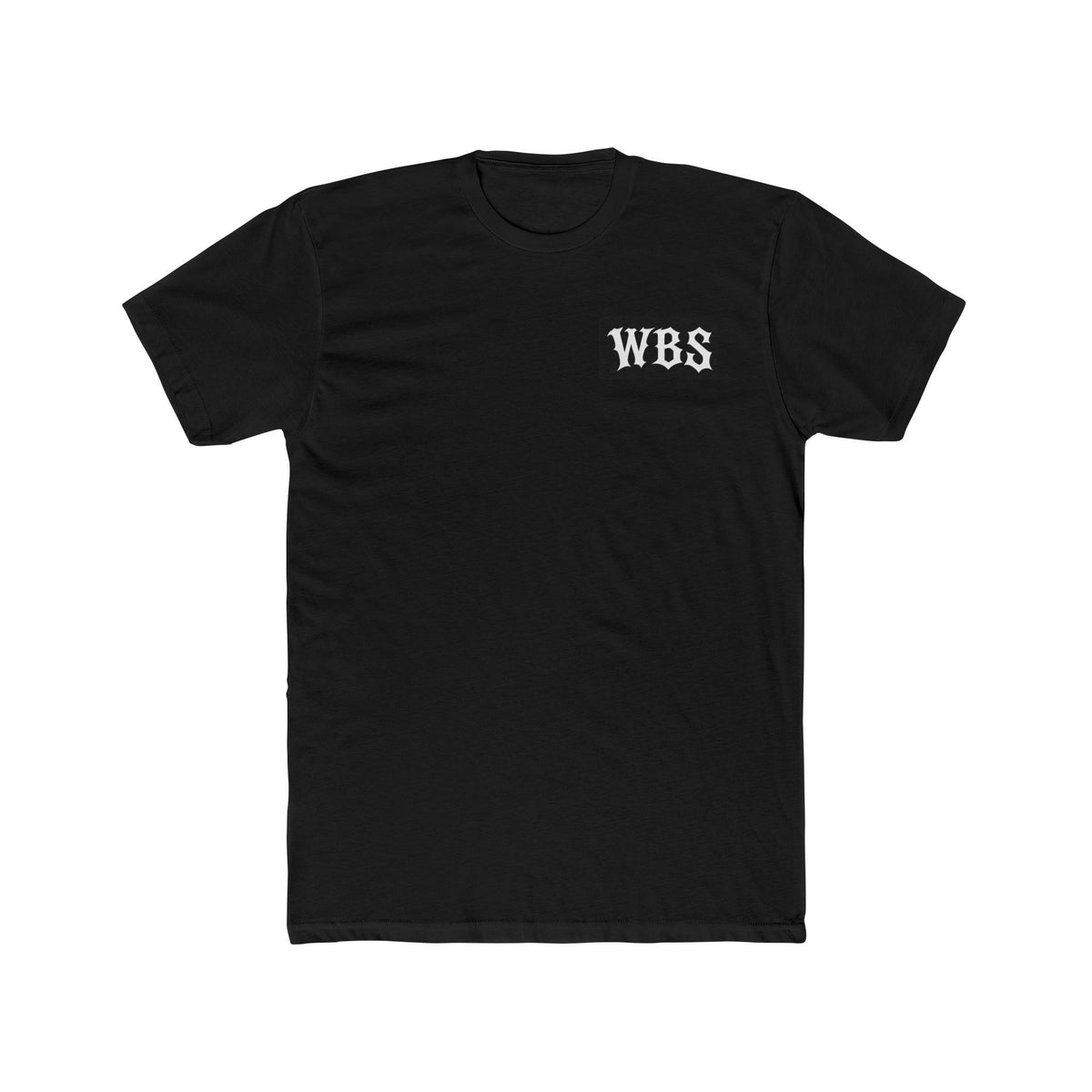 WBS Skull Tee – Biker-Style Graphic Cotton T-Shirt