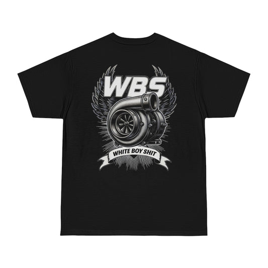 Winged Turbo WBS T-Shirt — Large Back Logo, Small Chest Emblem