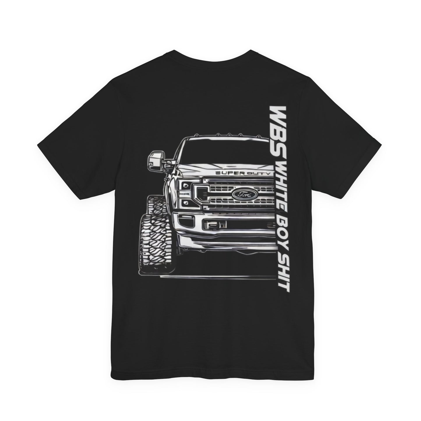 WBS Wide Truck T-Shirt — Large Back Logo, Small Chest Emblem
