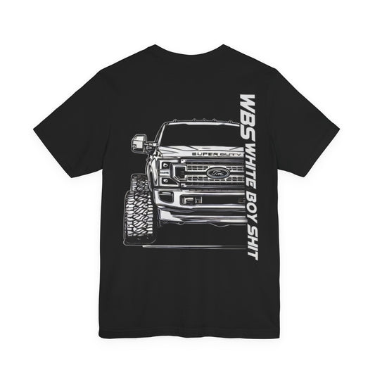 WBS Wide Truck T-Shirt — Large Back Logo, Small Chest Emblem