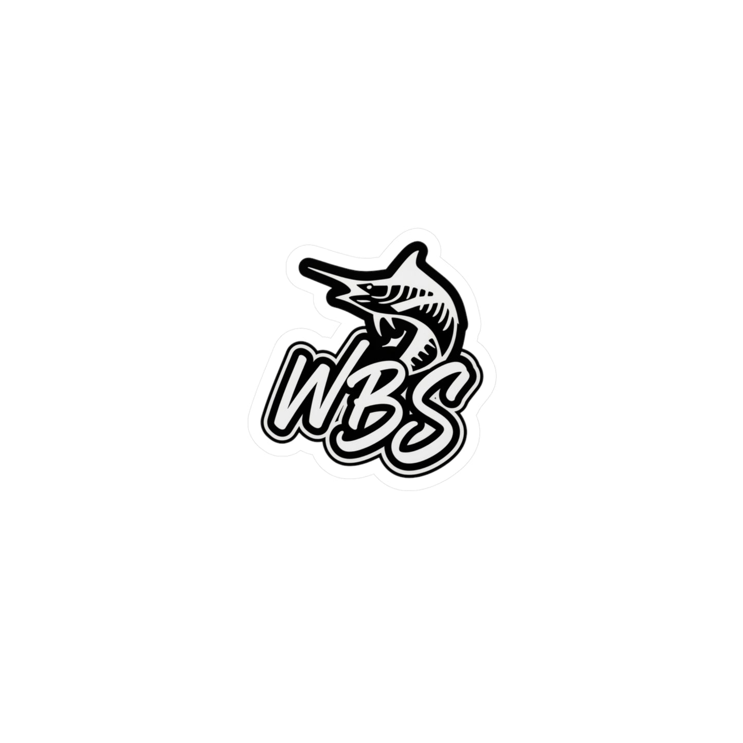 Marlin Fishing Kiss-Cut Vinyl Decal