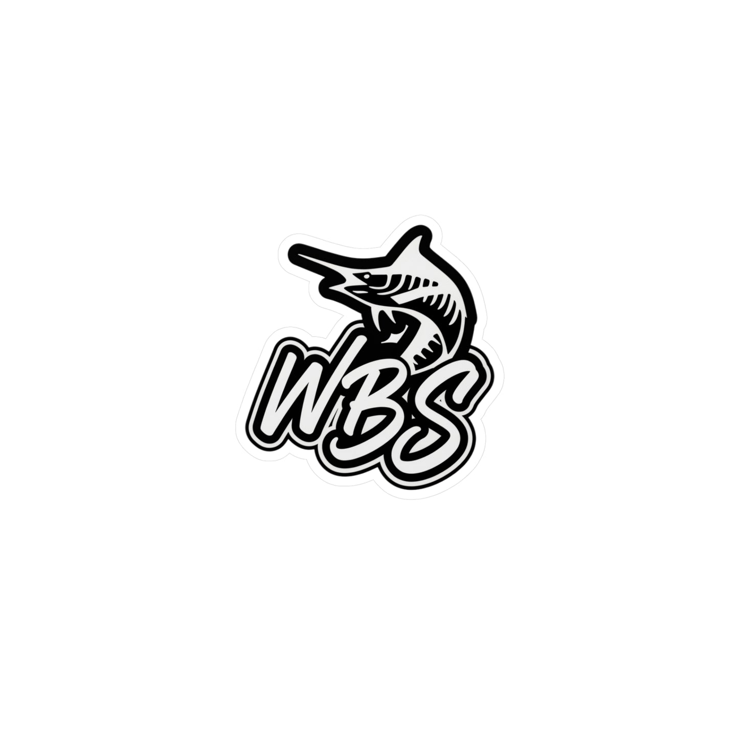 Marlin Fishing Kiss-Cut Vinyl Decal