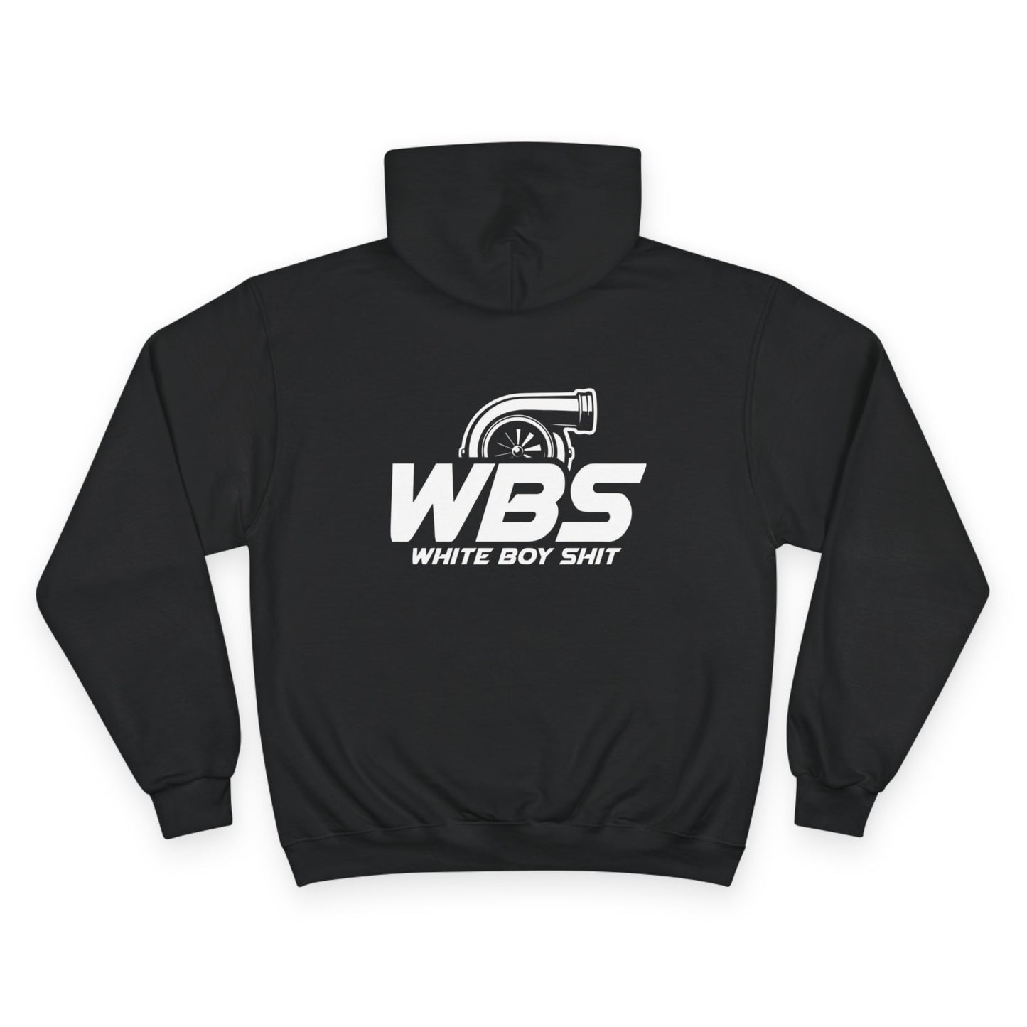 WBS Original Logo Hoodie — Small Front + Large Back Logo