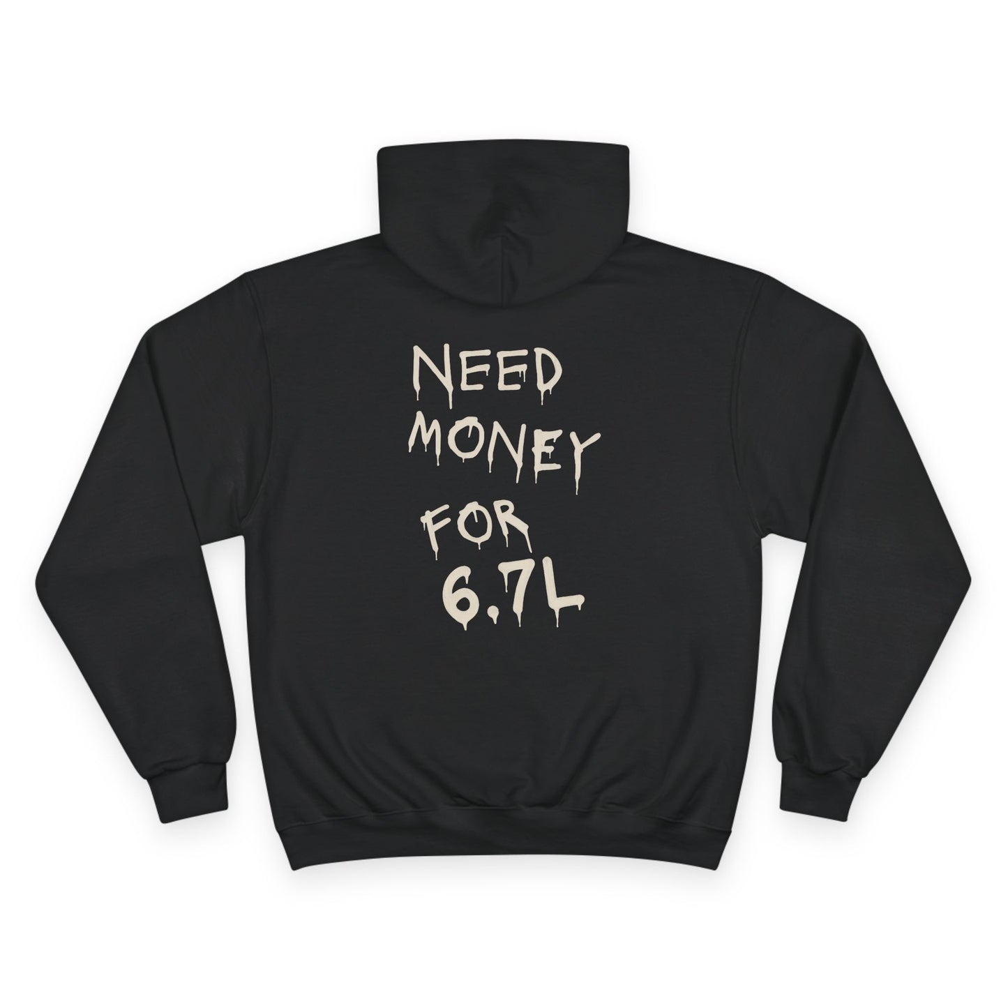 WBS Logo Hoodie — "Need Money for 6.7" Back Print