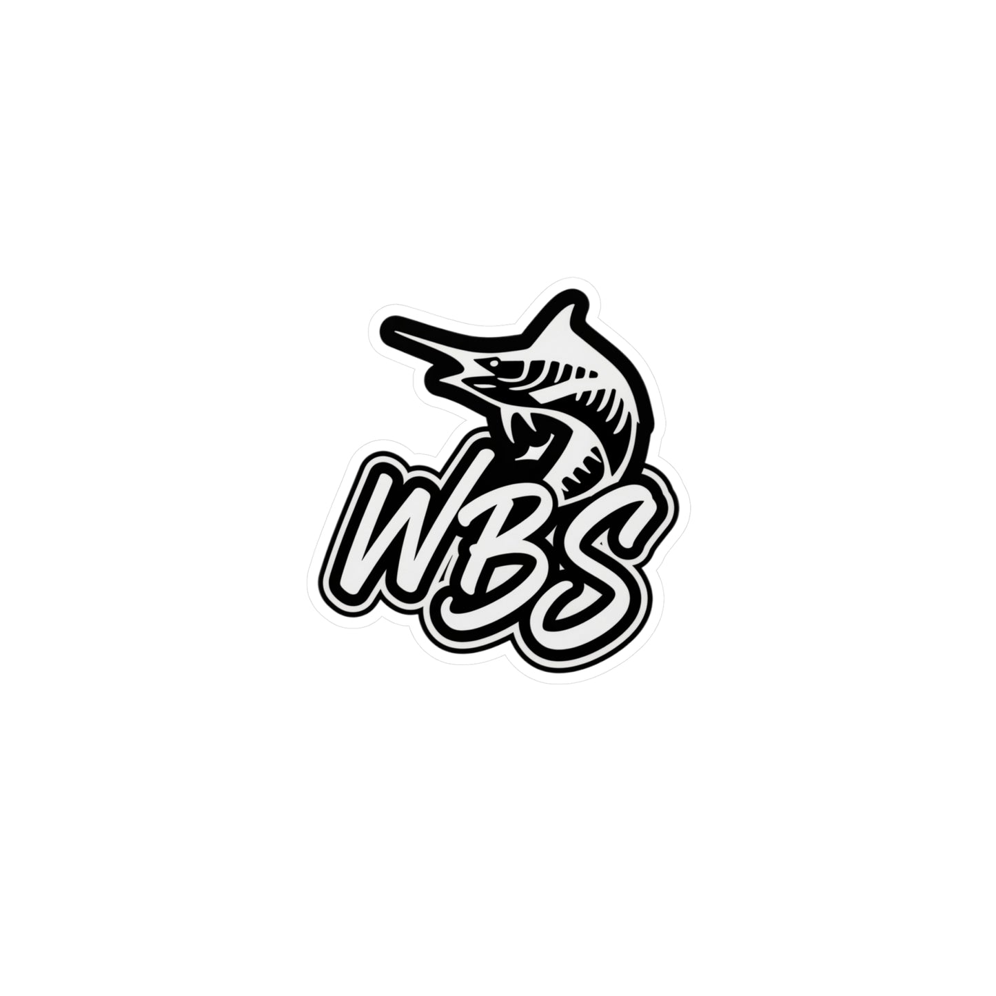 Marlin Fishing Kiss-Cut Vinyl Decal